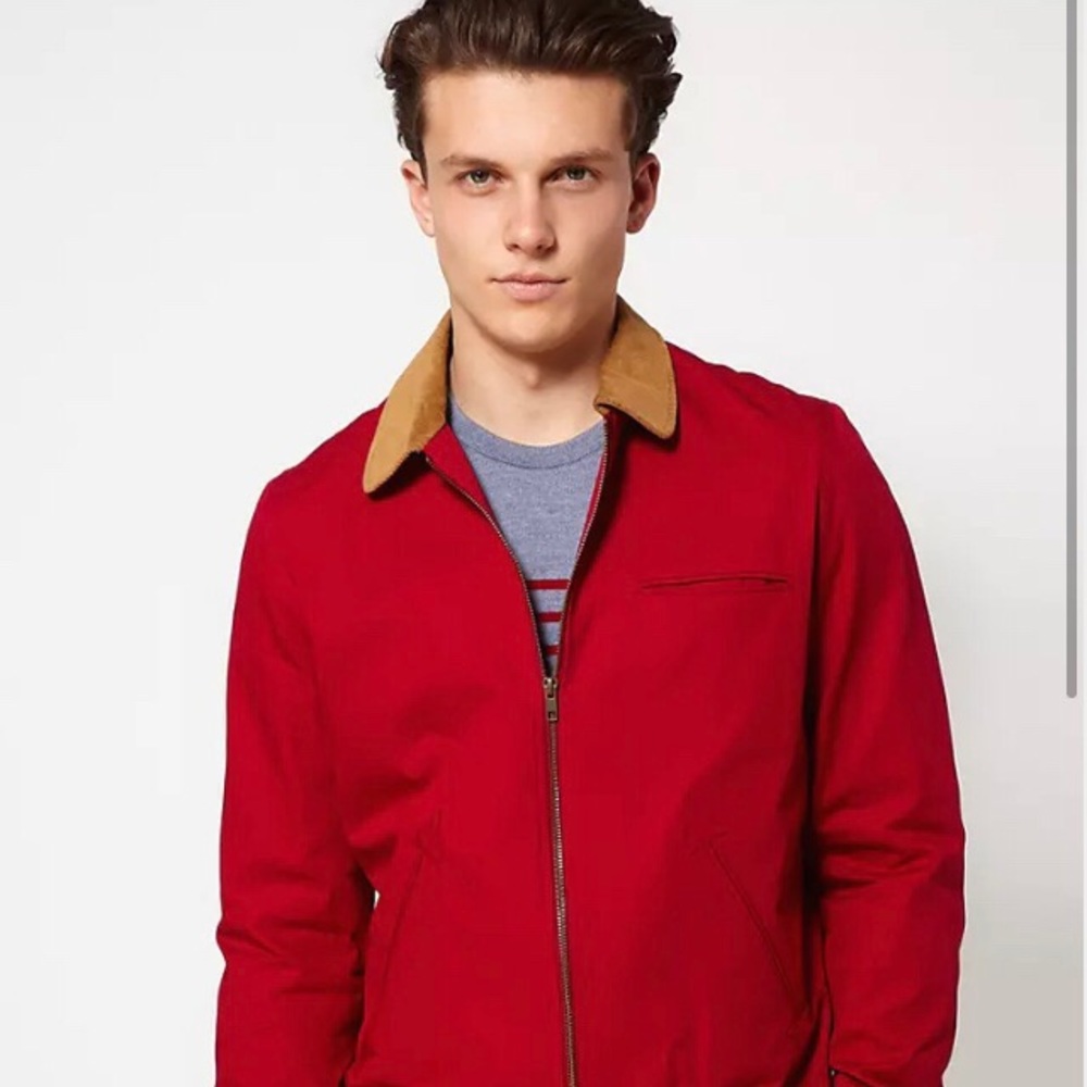 Hentsch Man Red Aviator Jacket